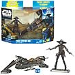 Star Wars Clone Wars Cad Bane and Pirate Speeder Bike